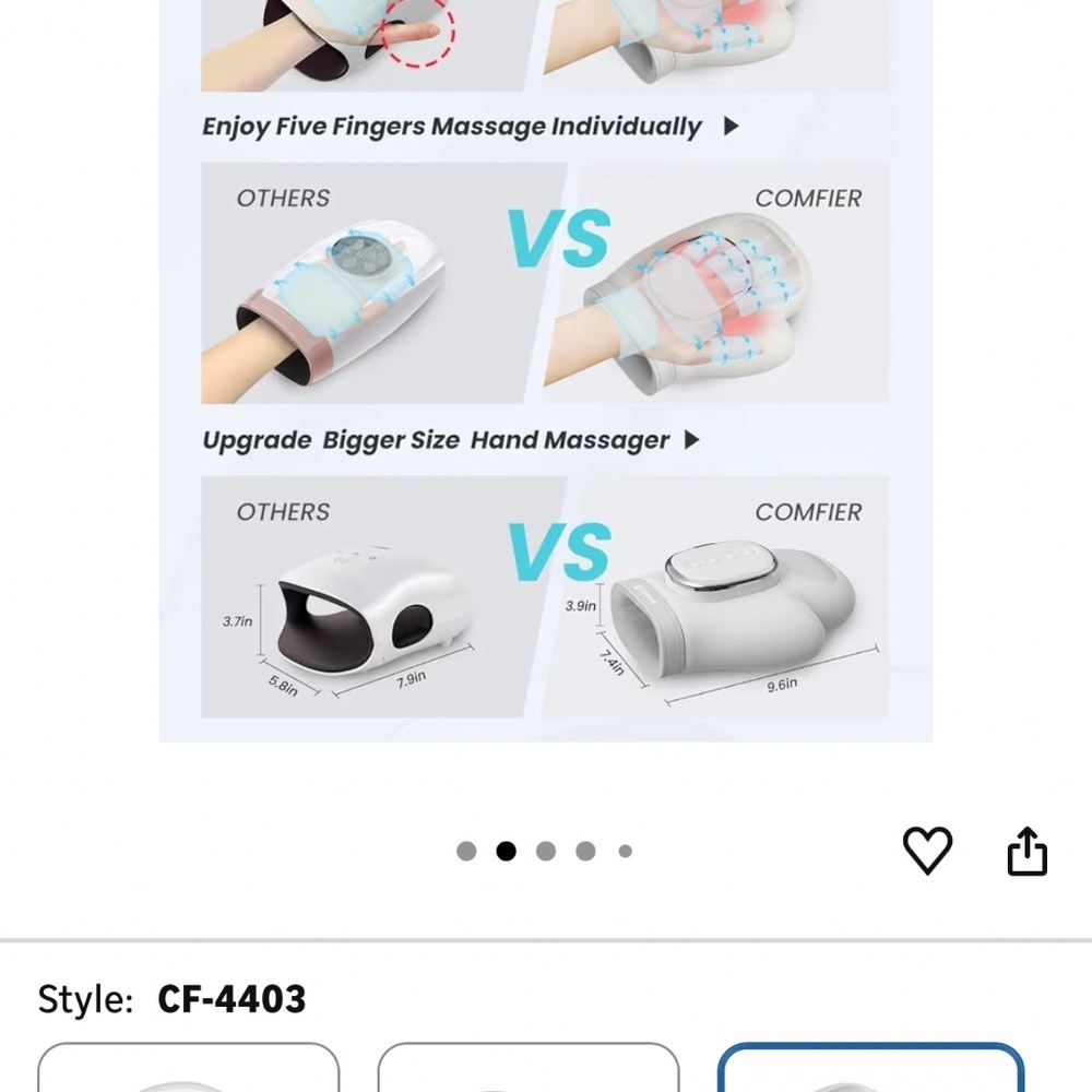 Comifer Heated hand massager - Picture 2 of 2